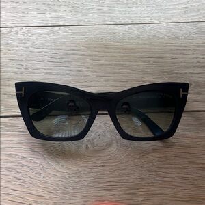 Tom Ford Black Cat-Eye Sunglasses